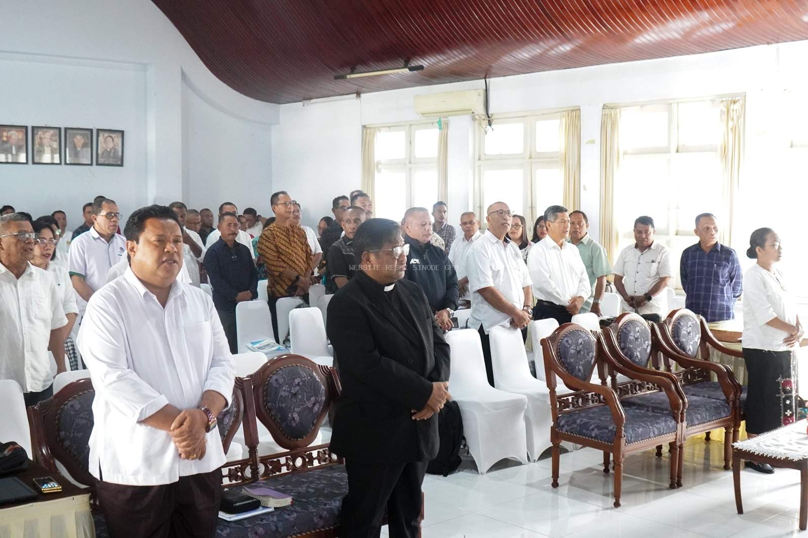 Kebaktian Pembukaan Rapat Konsultasi MPH Sinode dan Staf bersama Pimpinan Klasis se-GPM Tahun 2024